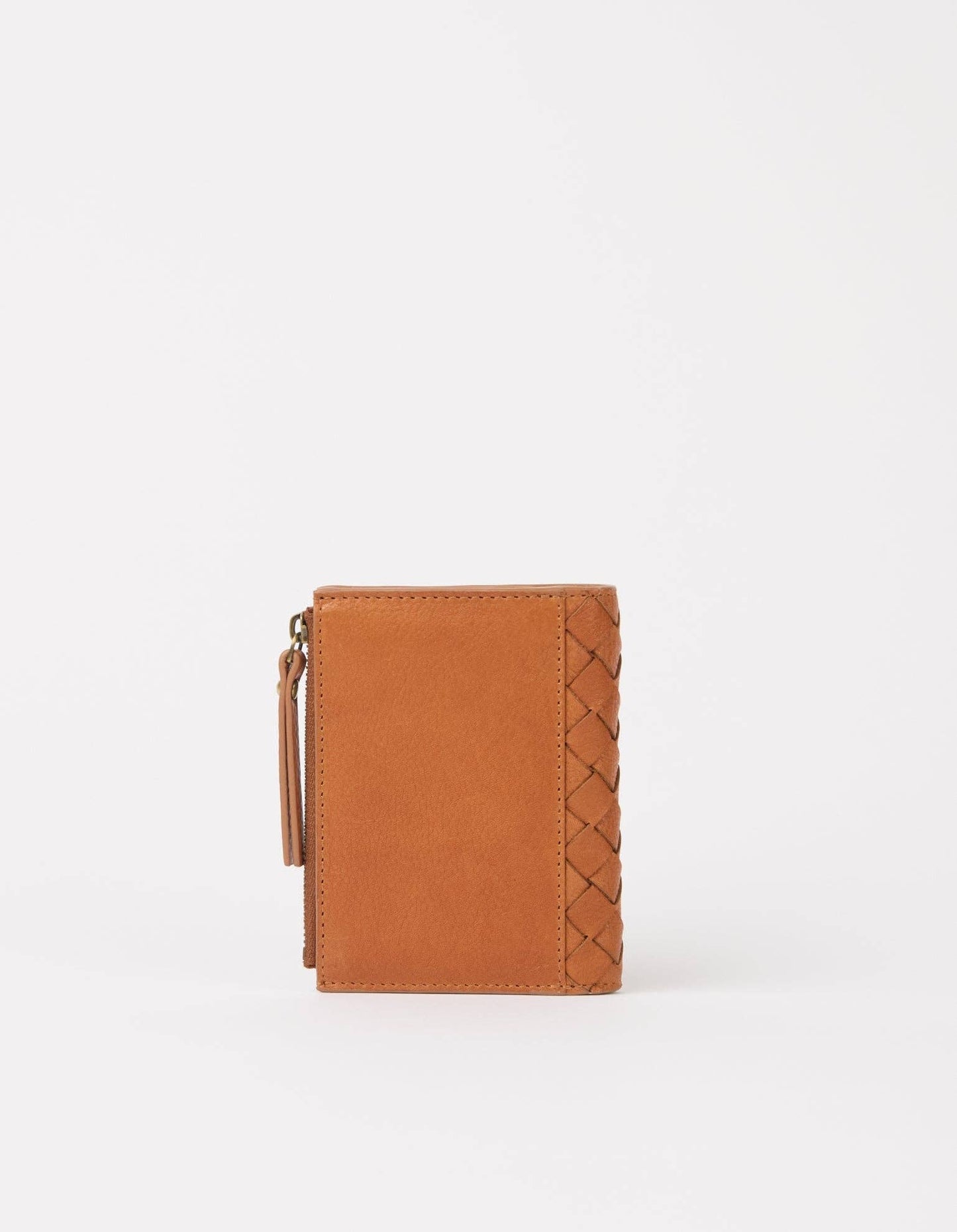 Jamie Wallet Woven - Wild Oak Geflochtenes Weiches Narbenleder