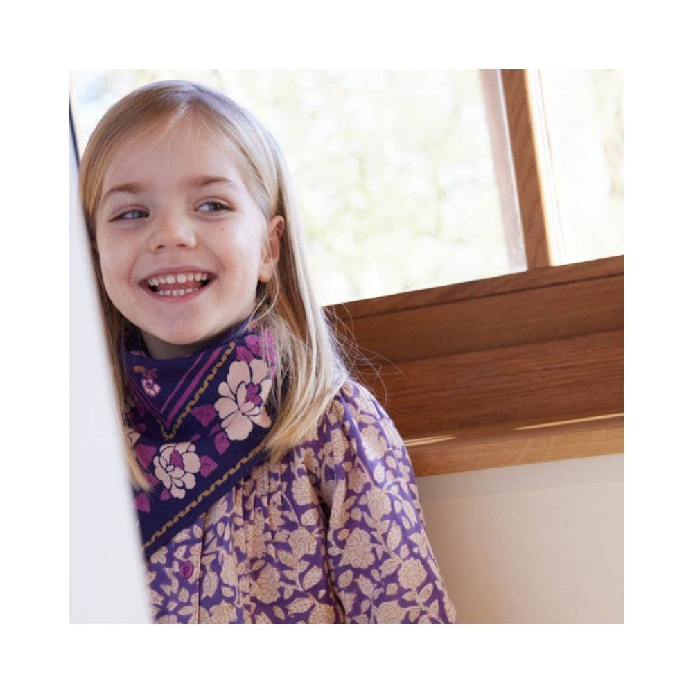 Indisches Kindertuch - Indigo-Violett Kids