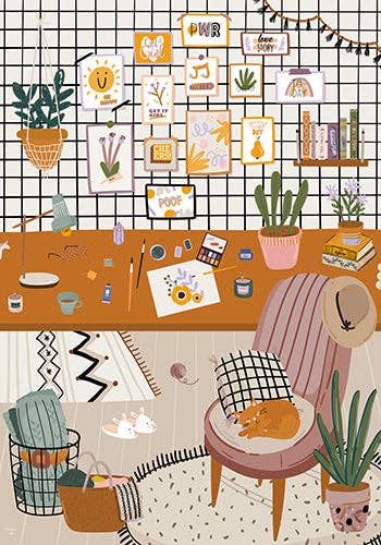 1000-teiliges Puzzle „The Workshop“
