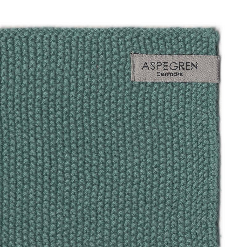 Spüllappen aus Bio-Baumwolle, 2er-Set, gestrickt, Mint