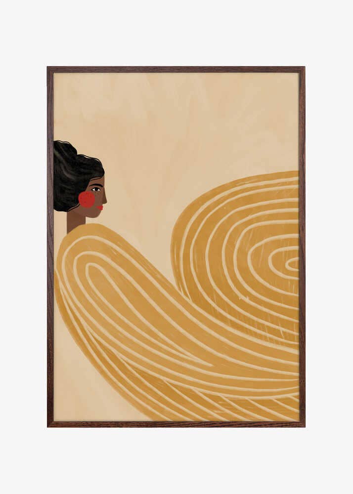 Die Frau mit den gelben Streifen Bild