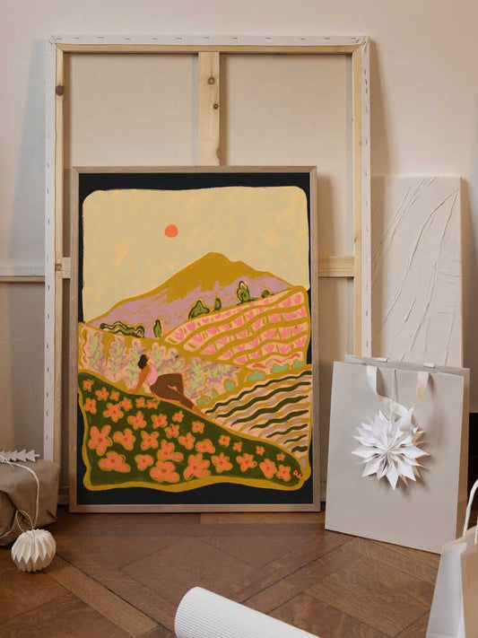 Feld der Blumen Bild