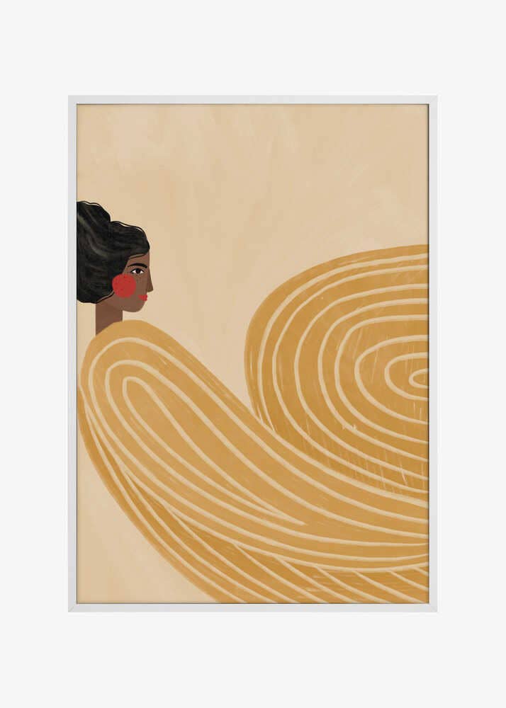 Die Frau mit den gelben Streifen Bild