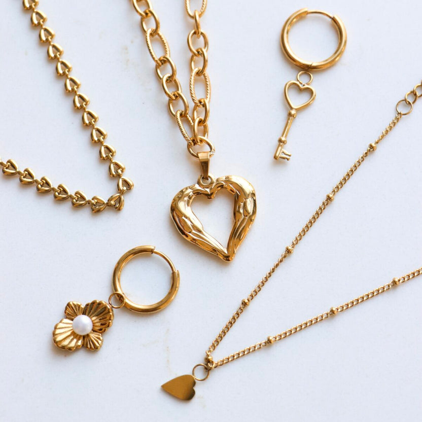 Herz-Halskette Gold