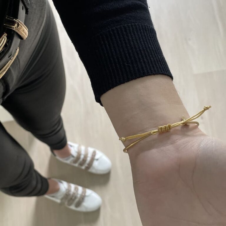 Kam-Armband mit Farbe Vergoldetes Sterlingsilber