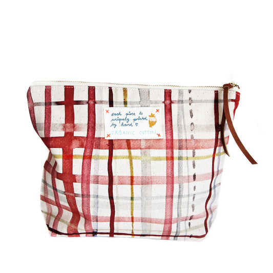 Kulturtasche "My Red Check" big, red