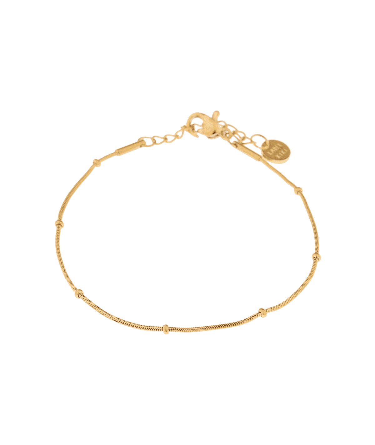 Goldarmband mit Mini-Punkten-Kette