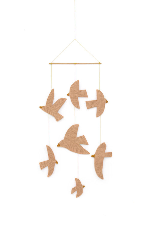 MOBILE BIRDY aus Filzstich