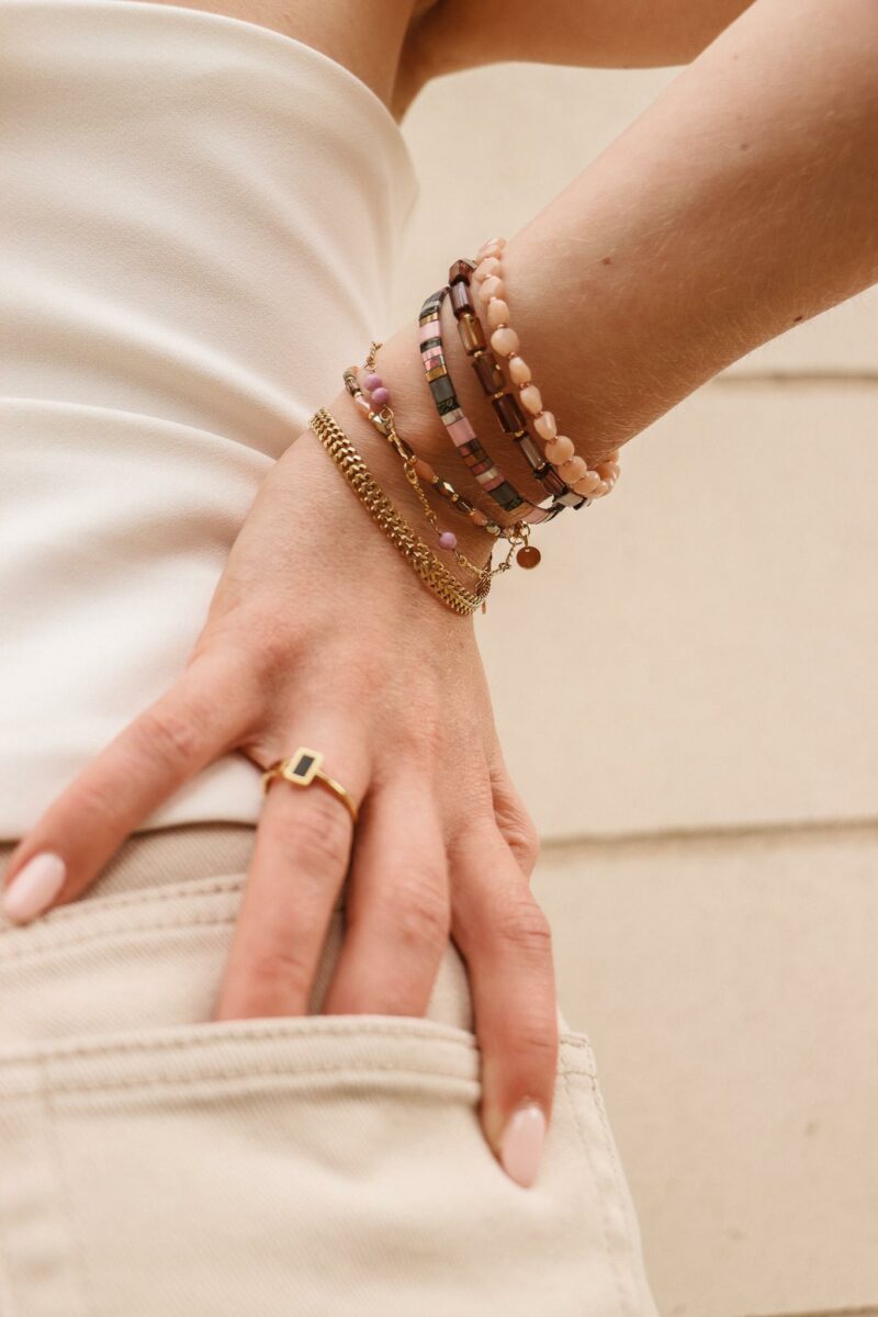 Searis violettes Armband Gold